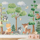 Woodland Watercolor Trees Animals PREMIUM Set Nursery Décor