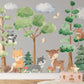 Woodland Watercolor Trees Animals PREMIUM Set Nursery Décor