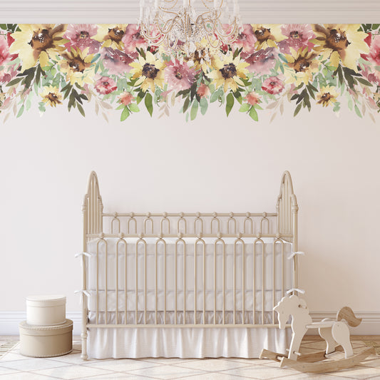 Wall Decal Border MARIGOLD Nursery Décor