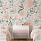 Wallpaper OLIVIA ROSE Watercolor Flowers Nursery 0114